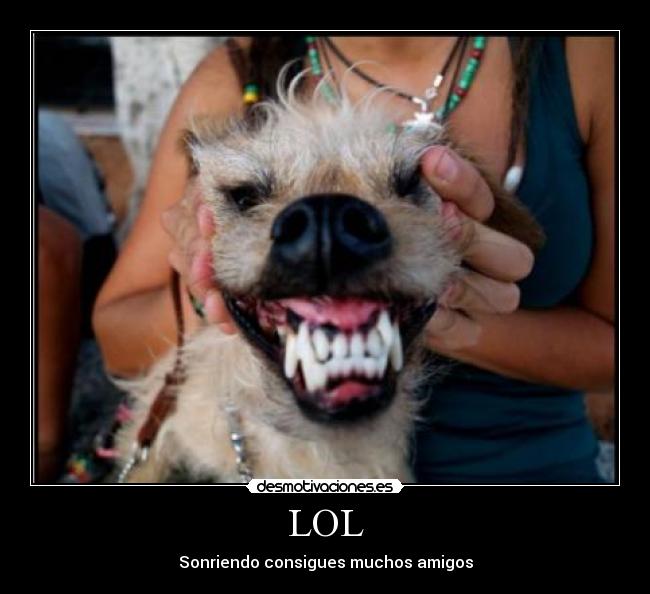 LOL - Sonriendo consigues muchos amigos