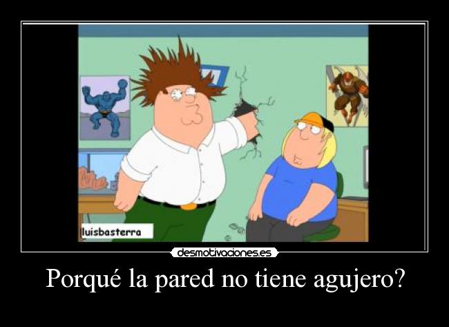 carteles peter griffin cristal mala combinacion desmotivaciones