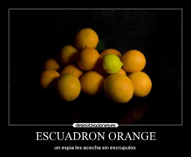 ESCUADRON ORANGE - un espia les acecha sin escrupulos