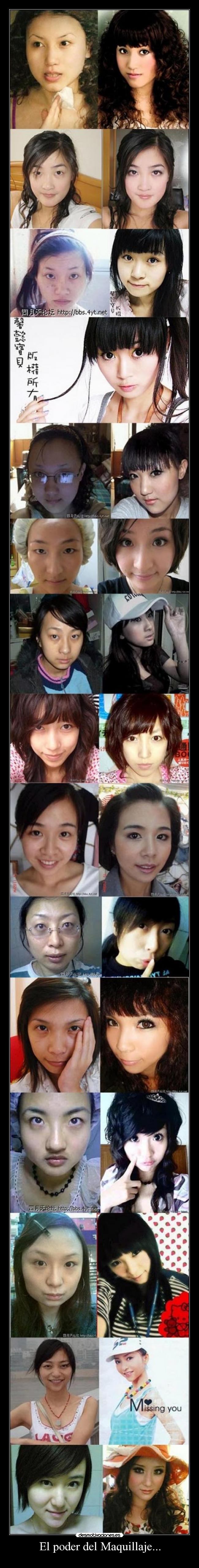 El poder del Maquillaje... -