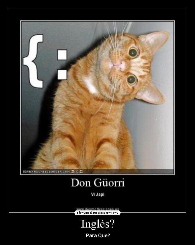 Inglés? - 