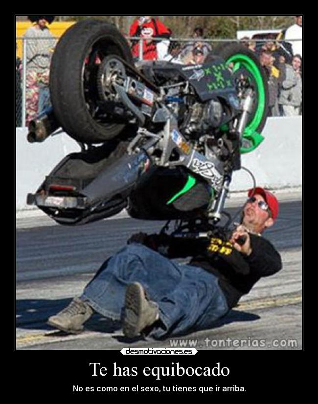 carteles moto accidente sexo foto espectacular desmotivaciones