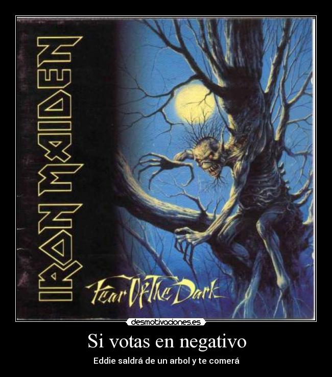 Si votas en negativo - 