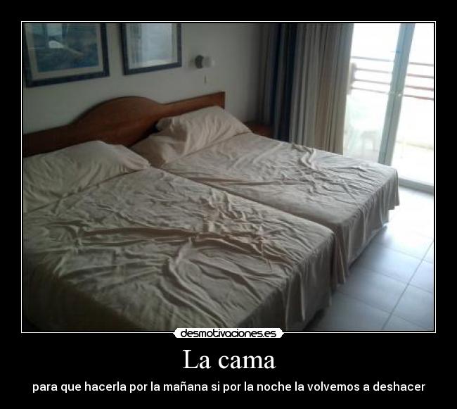 La cama -