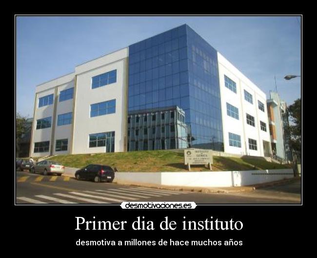 Primer dia de instituto - 
