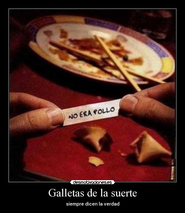 Galletas de la suerte - 