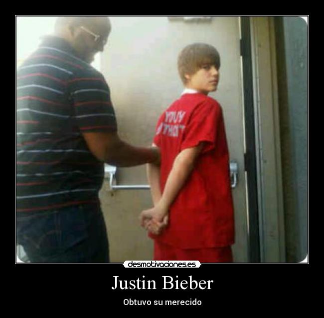 Justin Bieber - Obtuvo su merecido