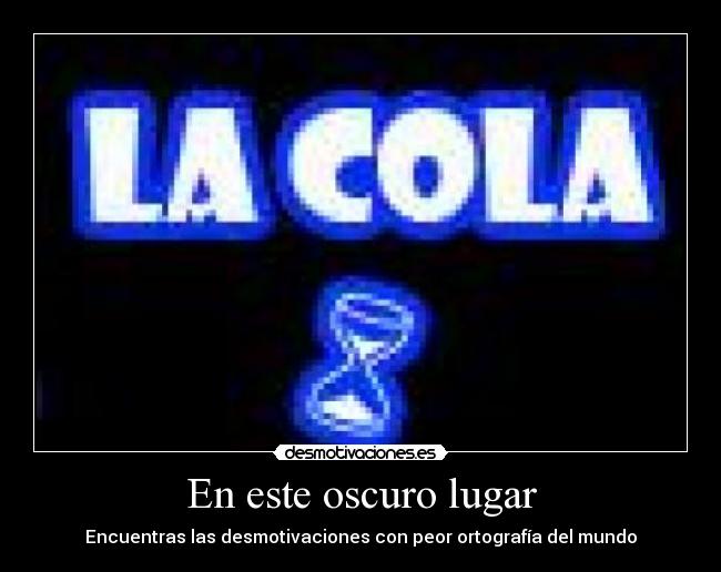 En este oscuro lugar -