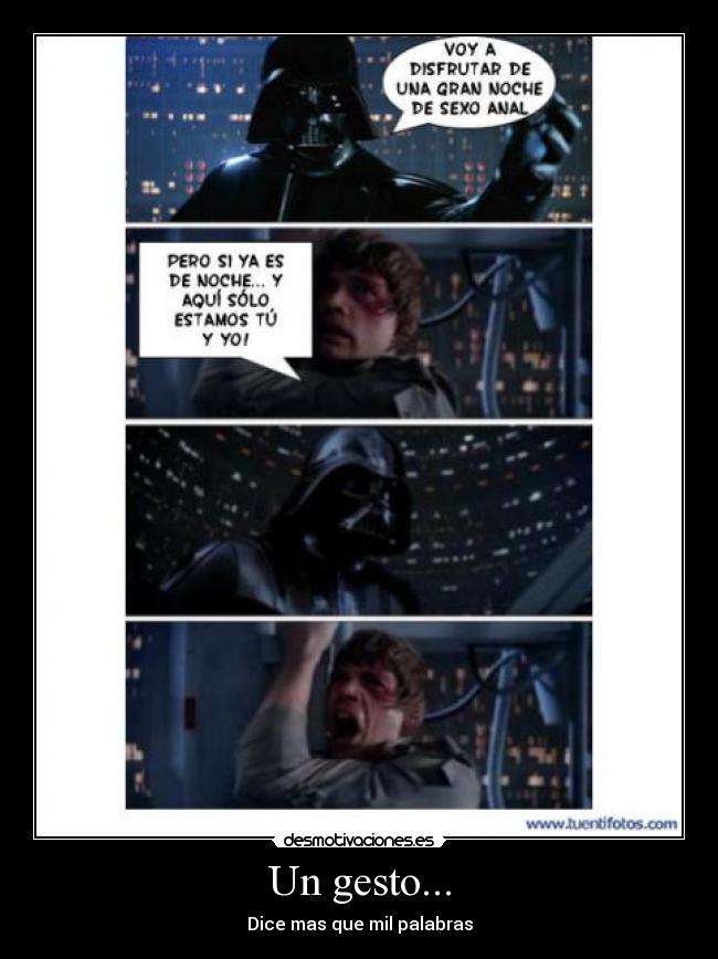 Un gesto... - Dice mas que mil palabras