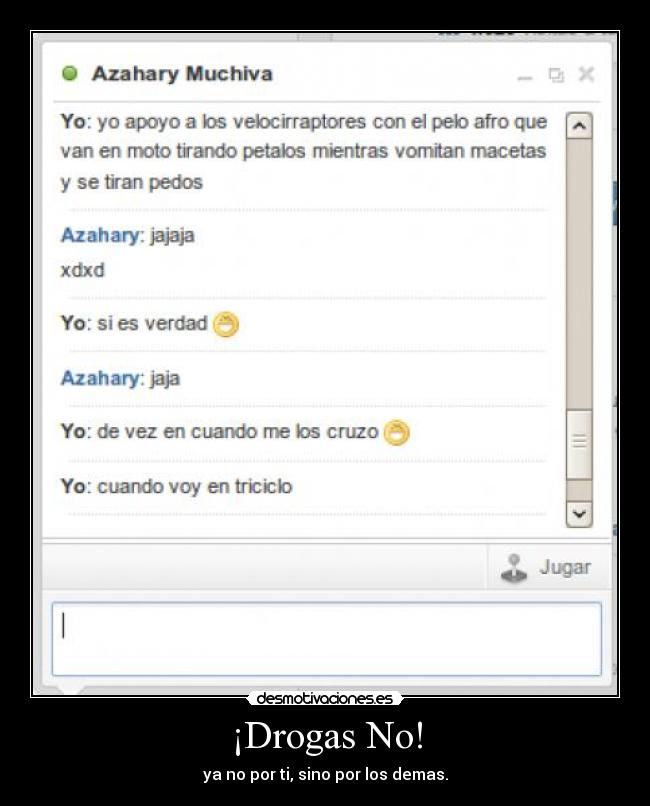 ¡Drogas No! -