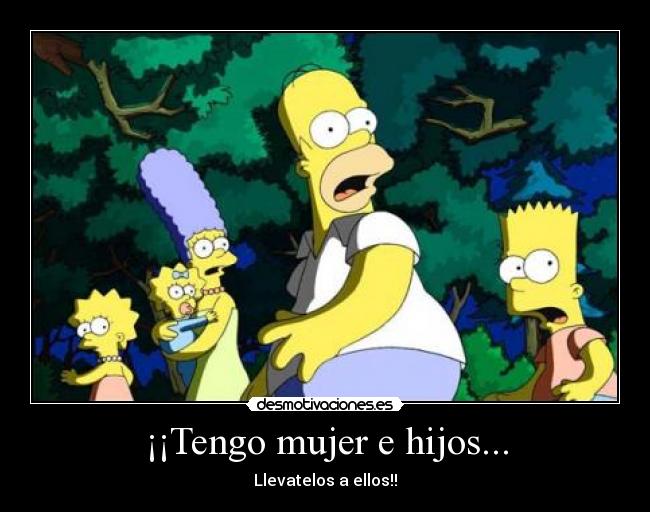 carteles mujer los simpsons desmotivaciones
