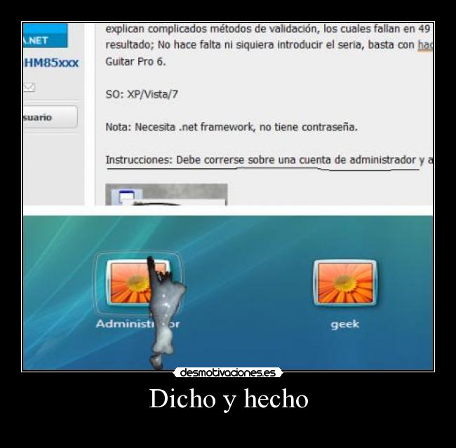Dicho y hecho - 