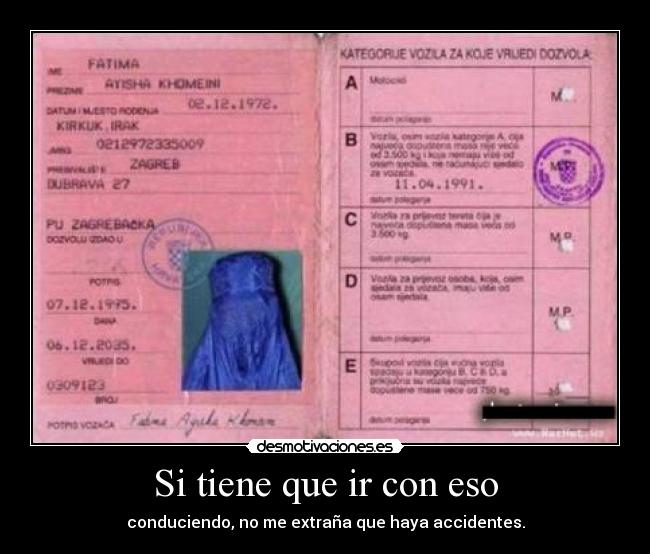 Si tiene que ir con eso -