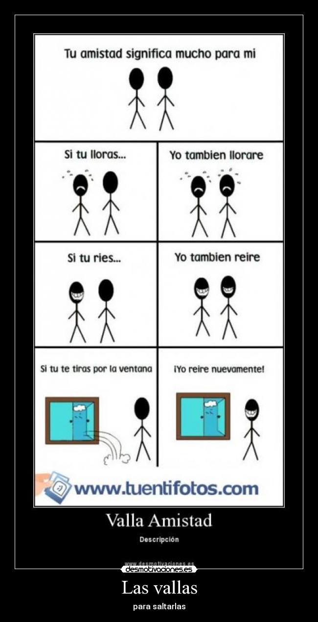 Las vallas - para saltarlas