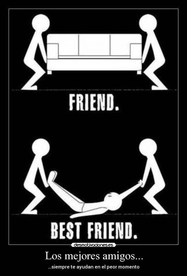 carteles amigos desmotivaciones