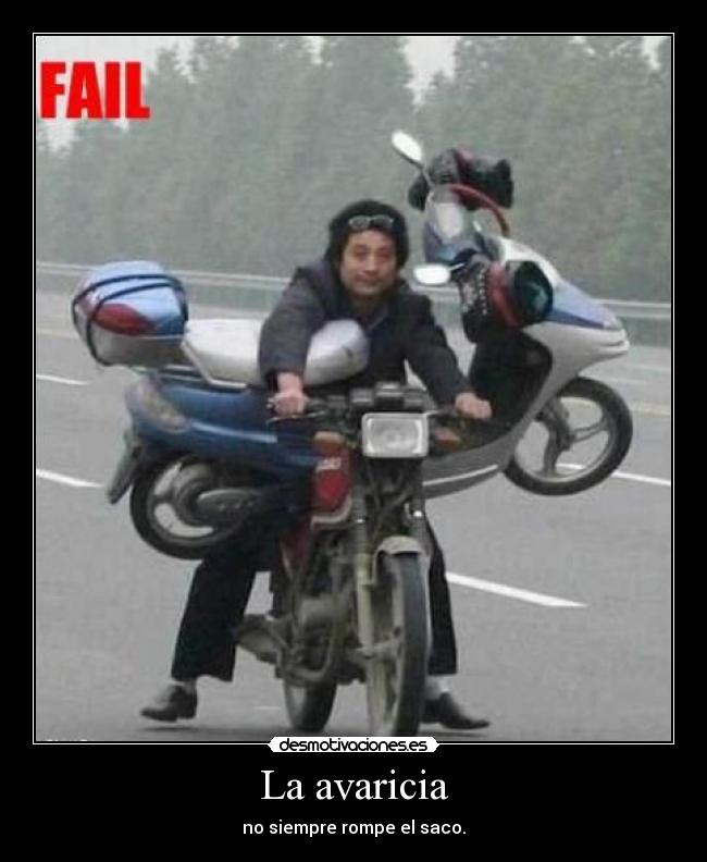 La avaricia -