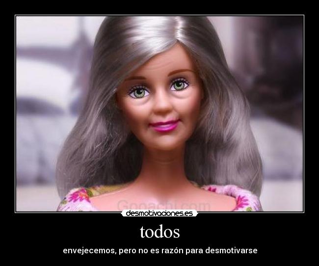 todos - envejecemos, pero no es razón para desmotivarse