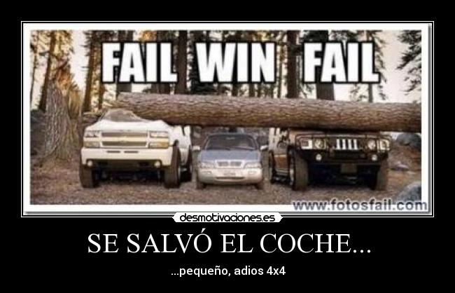 SE SALVÓ EL COCHE... -