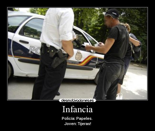 carteles infancia infancia piedra papel tijera chechumc95 desmotivaciones