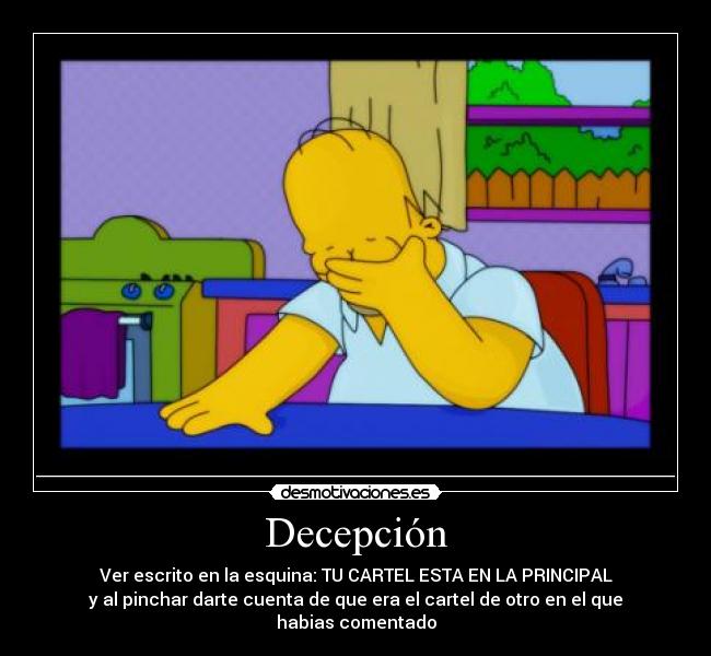 Decepción - 