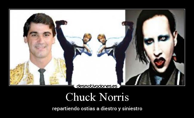 Chuck Norris - repartiendo ostias a diestro y siniestro