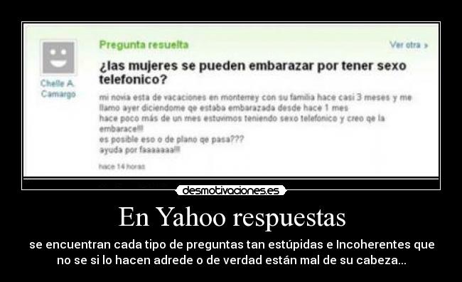 En Yahoo respuestas - 