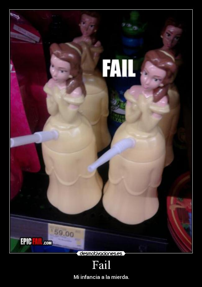 carteles fail fail infancia desmotivaciones