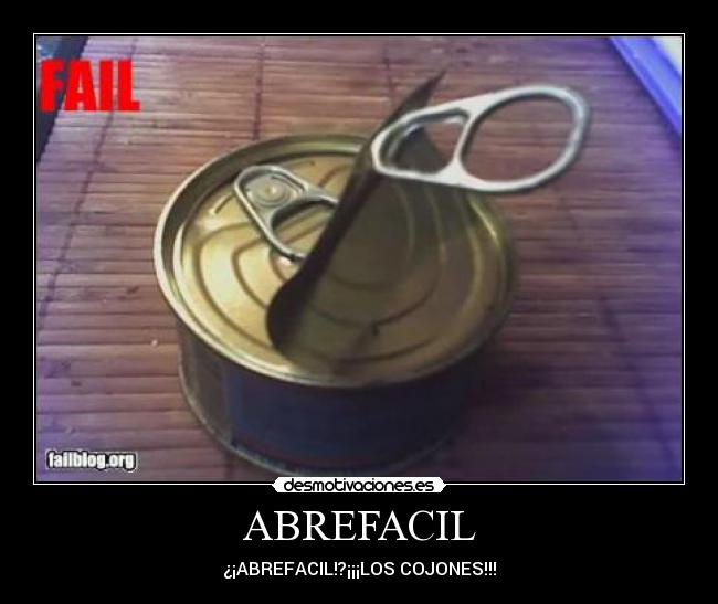 ABREFACIL - ¿¡ABREFACIL!?¡¡¡LOS COJONES!!!