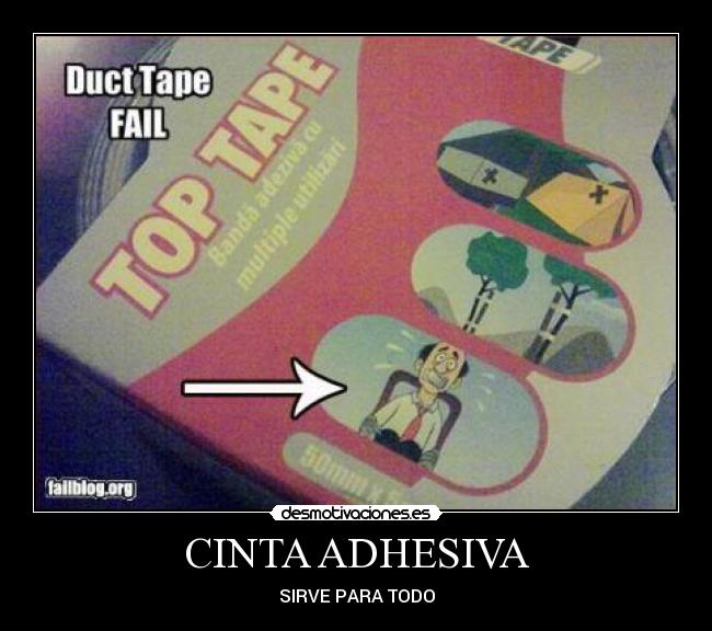 CINTA ADHESIVA - SIRVE PARA TODO