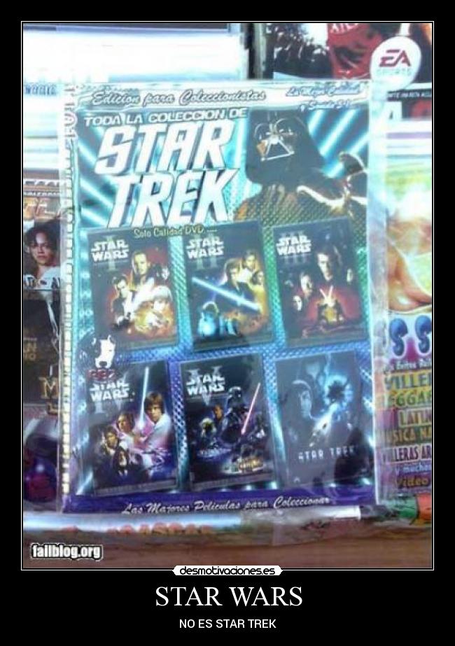 STAR WARS - NO ES STAR TREK