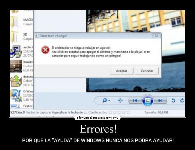 Errores! -