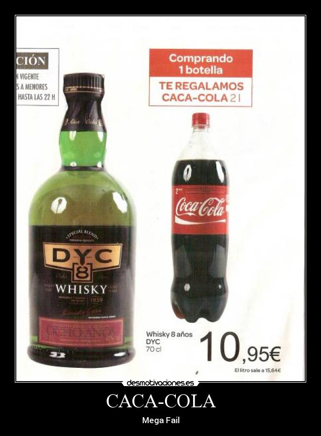 CACA-COLA - Mega Fail