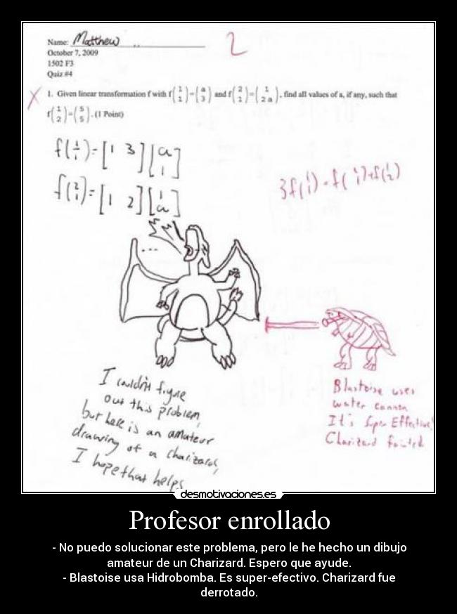 Profesor enrollado -