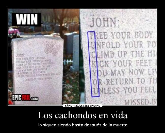 Los cachondos en vida -