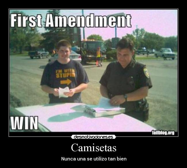 Camisetas - Nunca una se utilizo tan bien