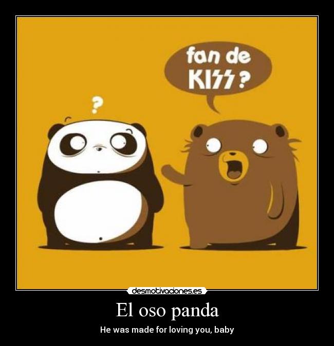 El oso panda -