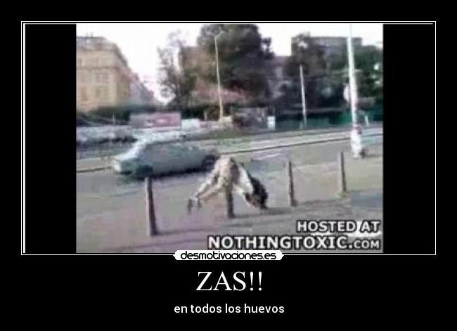 ZAS!! - en todos los huevos