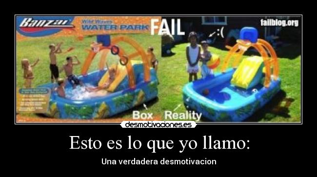 Esto es lo que yo llamo: - 