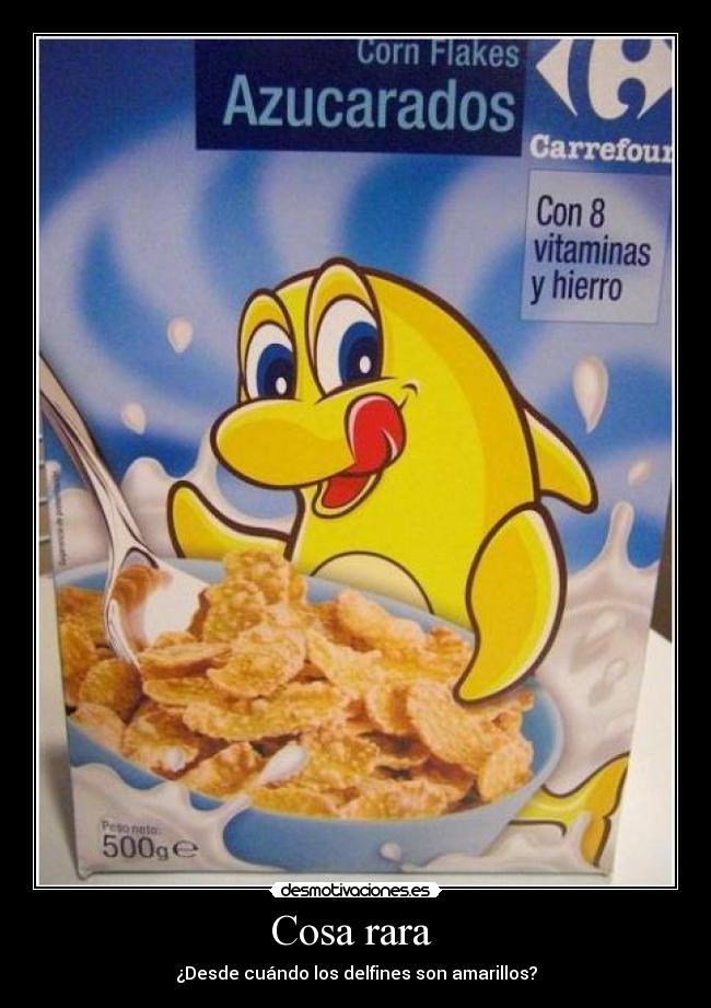 carteles delfin amarillo fail 2010 divx74 cereales corn flakes humor desmotivaciones