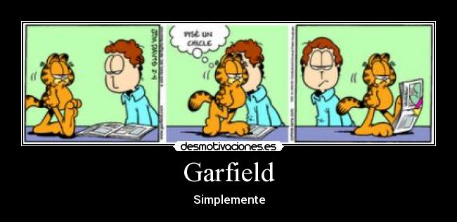 carteles garfield simplemente desmotivaciones