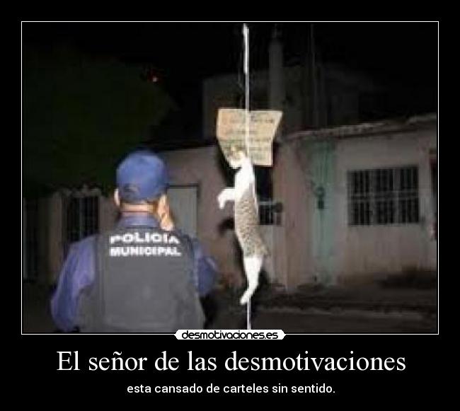 El señor de las desmotivaciones -