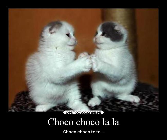 Choco choco la la - Choco choco te te ...