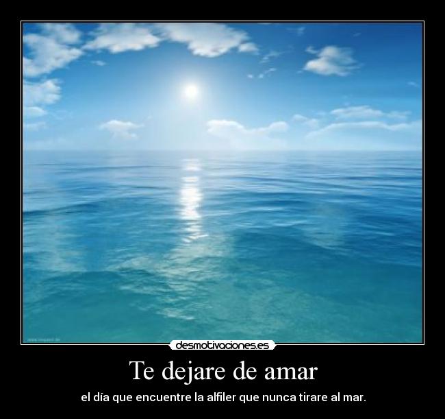 Te dejare de amar - 