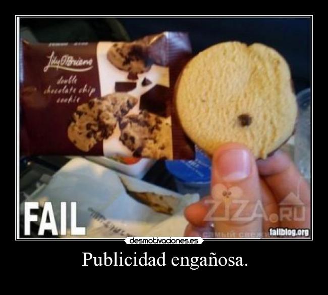 Publicidad engañosa. -