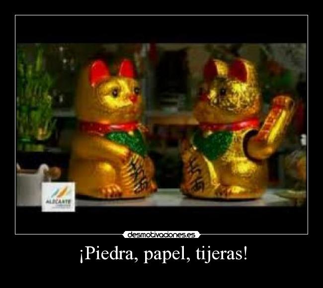 ¡Piedra, papel, tijeras! -