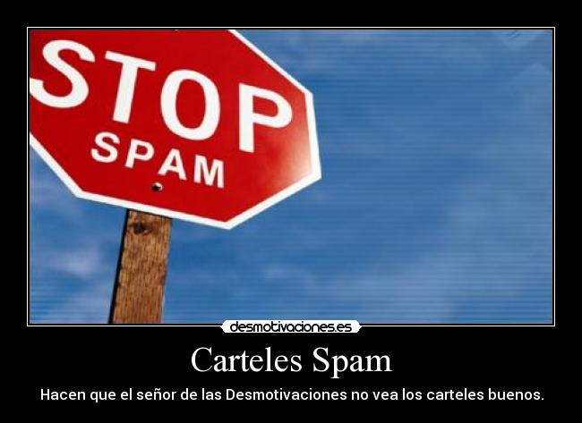 Carteles Spam -