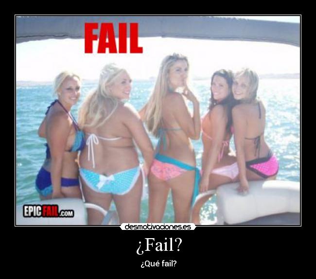 ¿Fail? -