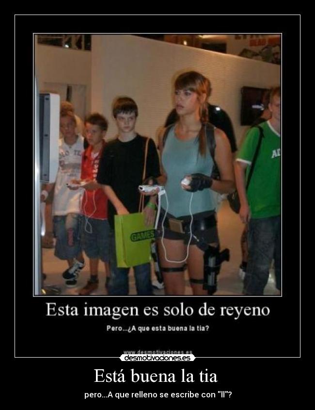 Está buena la tia  - pero...A que relleno se escribe con \ll\?