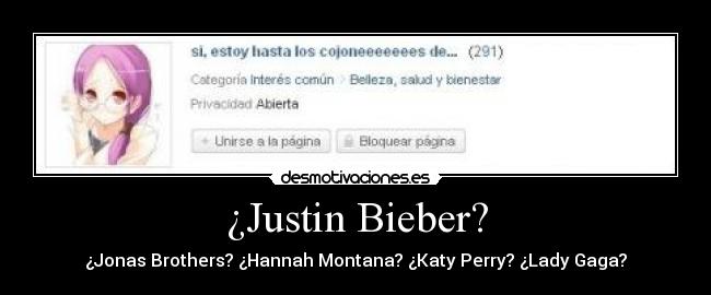 ¿Justin Bieber? - 