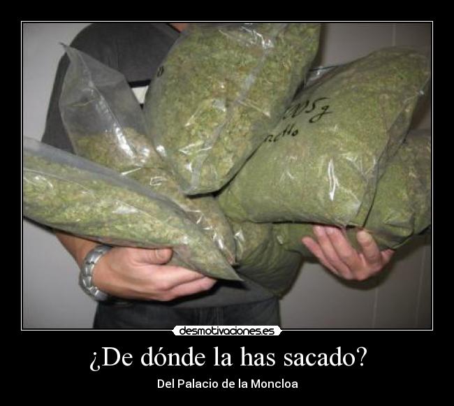 ¿De dónde la has sacado? -